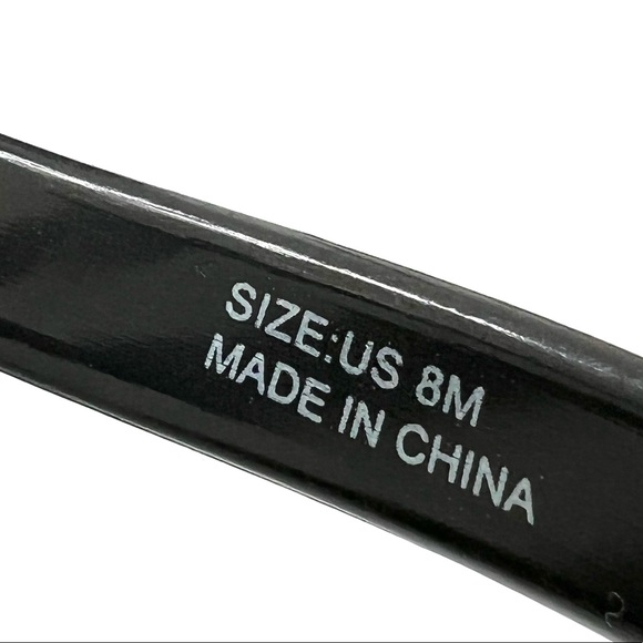 kate spade ♠️ sz 8 Rhett Wedge slides Sandals flip flops black and white - Picture 14 of 15